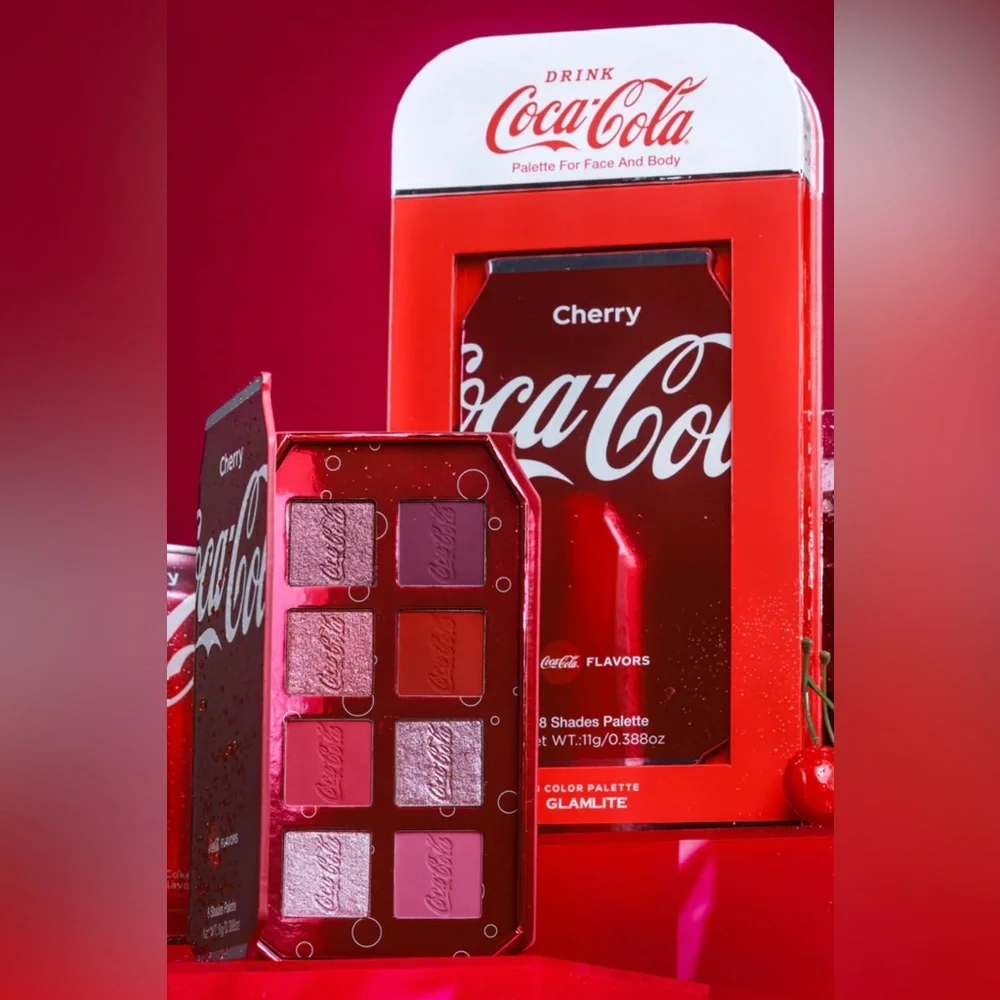 Glamlite Coca-Cola Cherry Palette - BNIB!